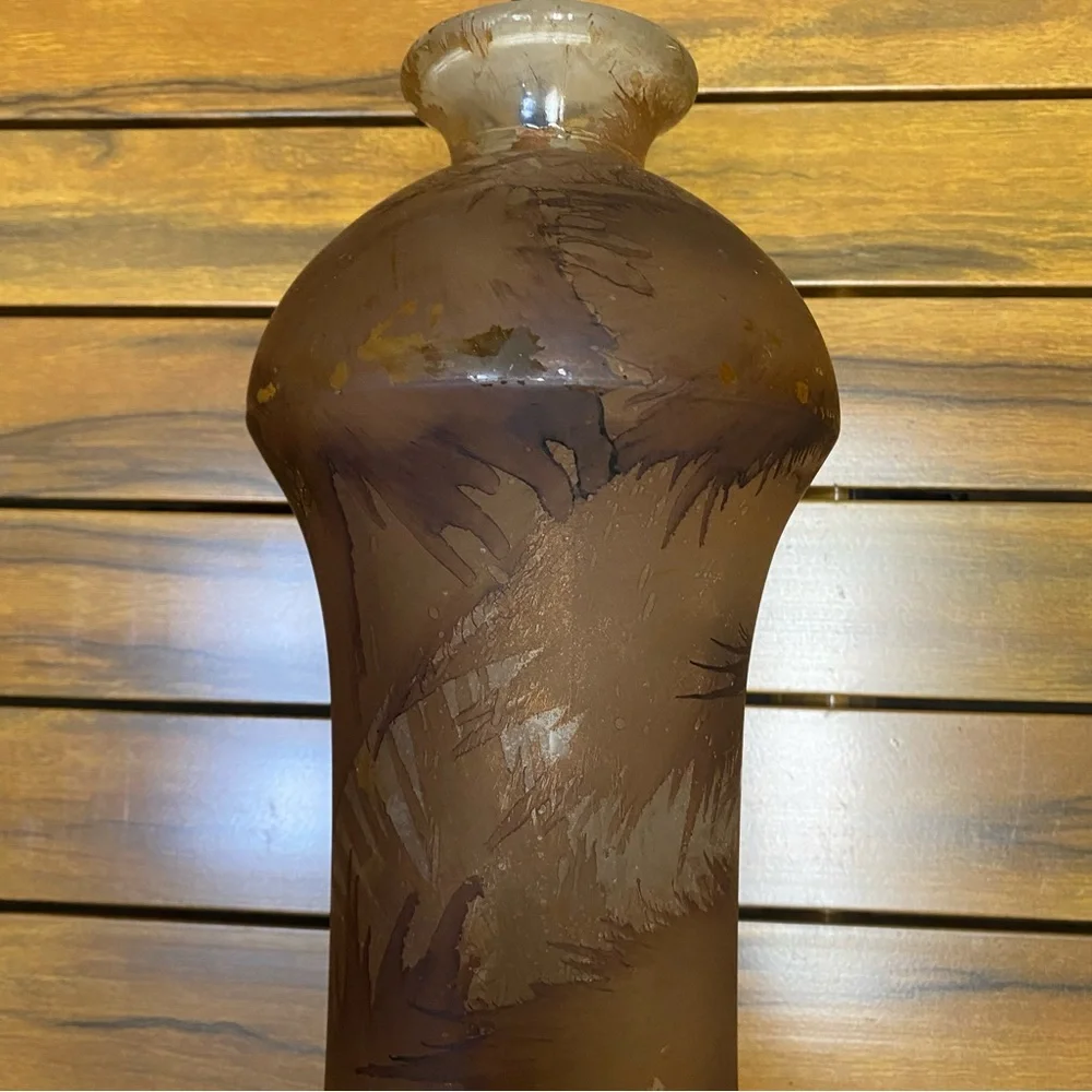 Vidrios San Miguel Glass Vase Gala Bottle Handmade in Spain Recycled Glassware